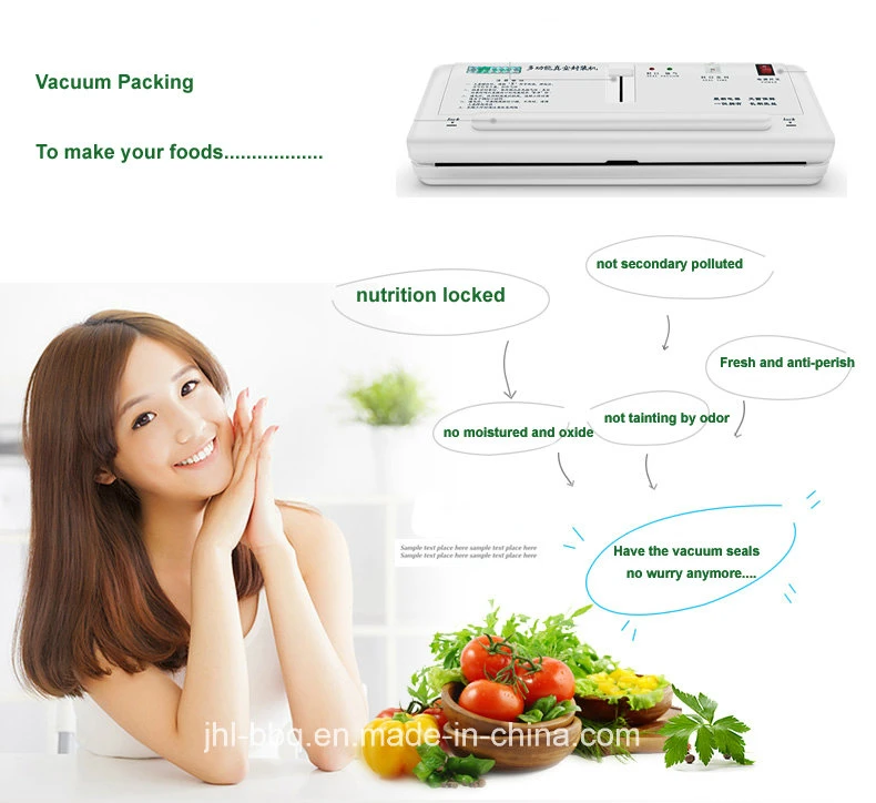 Ce Standard Fresh Keeping Machine Vacuum Foods Sealer Vacuum Foods Packing Machine Household Vacuum Seals Heat Film Bag Thrink Air Exhaust Machine