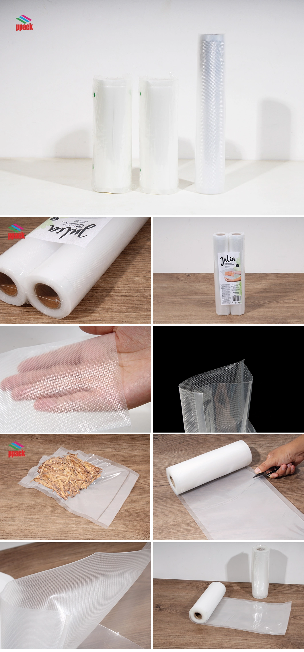 Samples Free! 17 Years Experience Plastic Food Packaging Embossed Vacuum Bag Sealer Roll Made in China Manufacture