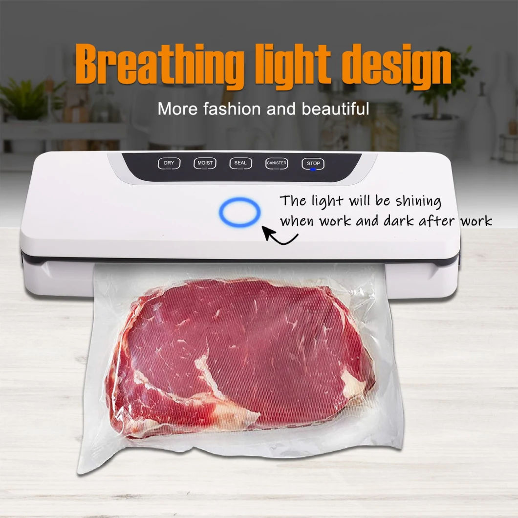 Ootd Food Packaging Machine Commercial Use Household Automatic Machine Portable Vacuum Sealer