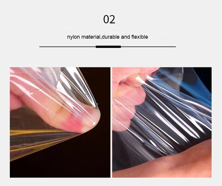 Transparent Plastic Vacuum Sealer Packaging Pouch Heat Seal Food Grade Clear 3 Sides Sealed Bag