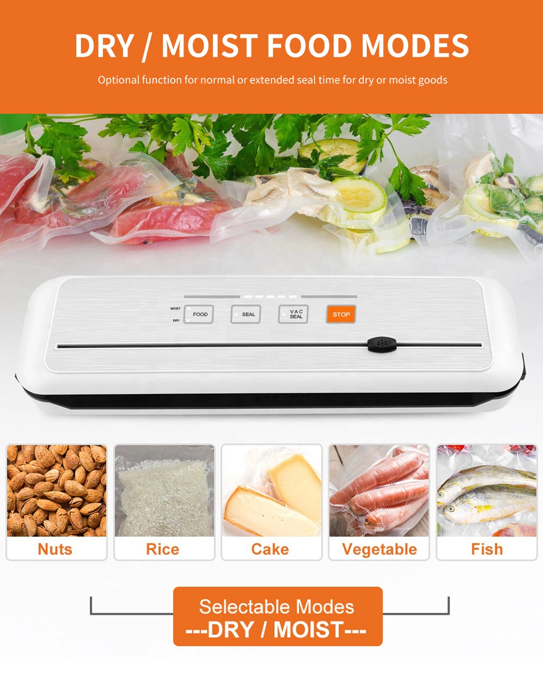 Fantastic New Space Saver Sous Vide Chef Vacuum Sealer From China Factory